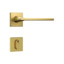 Ver imagem 7 de Kit Porta de Madeira Frisada 215,5x76,5cm Batente 14cm Fechadura Manual Rodam Portas Marrom