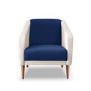 Ver imagem 2 de Poltrona Sala de Estar Monalisa Decorativo Suede:azul Marinho