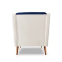 Ver imagem 4 de Poltrona Sala de Estar Monalisa Decorativo Suede:azul Marinho