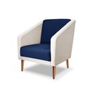 Ver imagem 3 de Poltrona Sala de Estar Monalisa Decorativo Suede:azul Marinho