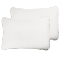 Par de Fronha para Travesseiro Branco Liso 100% Algodão - 1