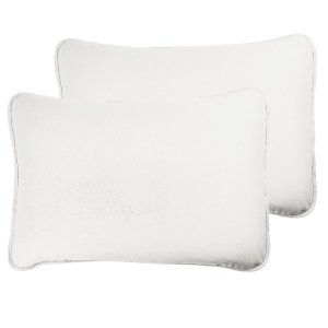 Par de Fronha para Travesseiro Branco Liso 100% Algodão