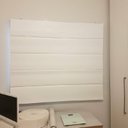 Ver imagem 1 de Persiana Romana Blackout Duna Branca - Requinte Pinpoint 2,16m até 2,41m 2,2m até 2,49m