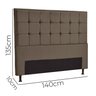 Cabeceira Casal 140cm X 135 Cm Suecia - 4