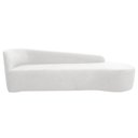 Ver imagem 3 de Kit Sofá Curvo França 220cm Ld. e 2 Poltronas Luiza Max Conforto, Bouclé Branco