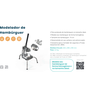 Modelador de Hambúrguer industrial 13cm Prensador Anodilar - 3