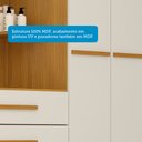 Ver imagem 7 de Guarda Roupa Solteiro 110,20cm 2 Portas 4 Gavetas com Espelho 100% Mdf Melissa
