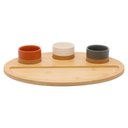 Ver imagem 2 de 3 Petisqueiras com Bandeja de Bambu 33cmx25cmx4cm - Lyor