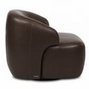 Ver imagem 5 de Poltrona Decorativa Giratória em Couro Livintus Leather