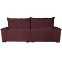 Ver imagem 6 de Sofá Retrátil e Reclinável 2,15m Cama inBox Big Fresh com SoftGel D40 Velupluma Vinho