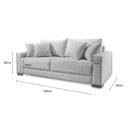 Ver imagem 3 de Sofá 2 Lugares Fixo Living Hotello Linho 180cm