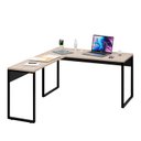 Ver imagem 2 de Mesa de Canto em L Escrivaninha 150cm Industrial Carvalho