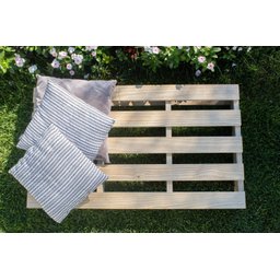 Palete para Móveis de Madeira de Pinus Tratado 70x120 Centímetros - Natural Único - 1