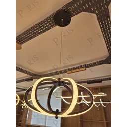 Pendente Moderno Preto 36cm Led 35w 3 em 1 Bivolt Paris Luz - 2
