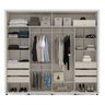 Guarda Roupa Casal 2 Portas 6 Gavetas Coimbra Flex Color - 2