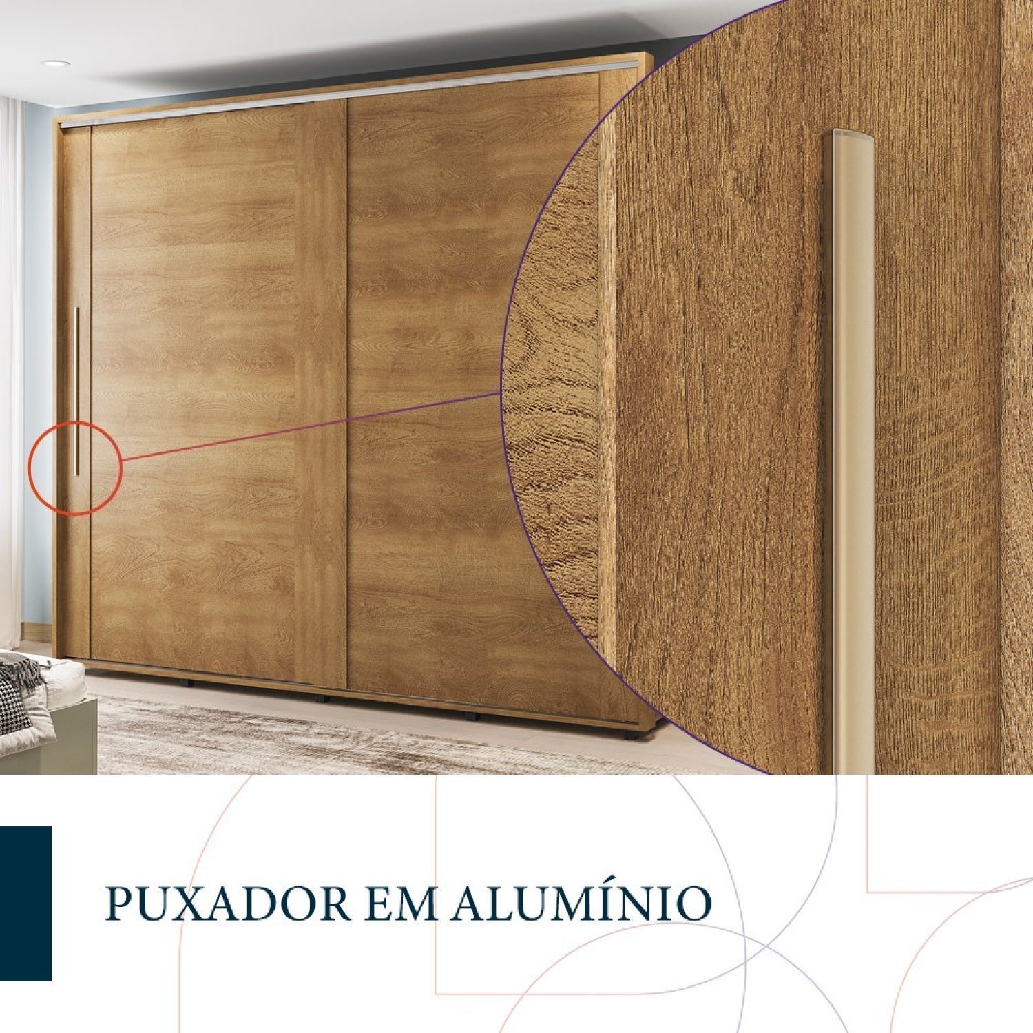 Guarda Roupa Casal 2 Portas 6 Gavetas Coimbra Flex Color - 8