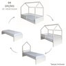 Cama Infantil Montessoriana Casinha com Proteção Lateral - 7