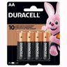 Pilha Alcalina Pequena Aa - 4 Unidades - Duracell - 1