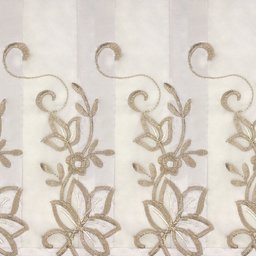 Cortina Voil Bordado com Forro 100% Blackout 5,20 M X 2,50 M Vitti Ambientes Fendi - 1