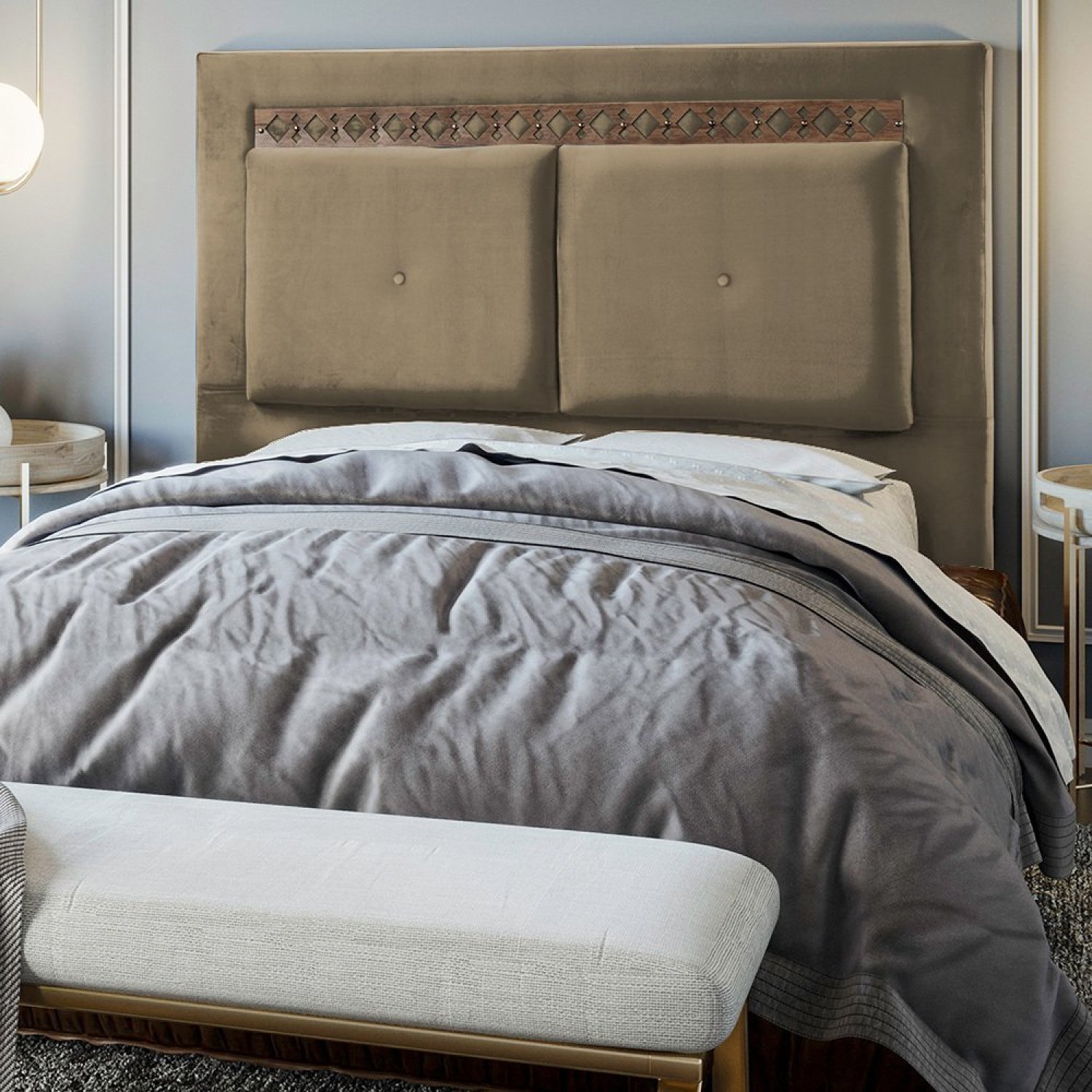Cabeceira King 195cm X 141cm Vancouver - 3