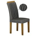 Ver imagem 2 de Cadeira para Mesa de Jantar 2 Unidades Doha Mdf - Leifer