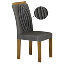 Ver imagem 2 de Cadeira para Mesa de Jantar 2 Unidades Doha Mdf - Leifer
