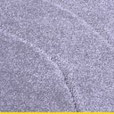 Ver imagem 3 de Tapete para Sala Ondas Retangular Grande 250 X 200 Cm Realce Falésia Veludo Cinza - Clicklar