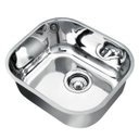 Ver imagem 1 de Cuba de Embutir n.0 Docol Invicta 40x34x18 cm em Aço Inox Alto Brilho com Válvula 4.1/2"
