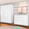 Jogo de Quarto Para Bebê Completo Melinda com Roupeiro e Cômoda  - 8