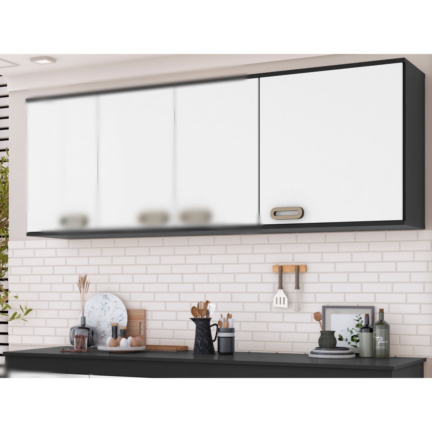 Armário Aéreo Simples 1 Porta Direito 60cm Bréscia - 3