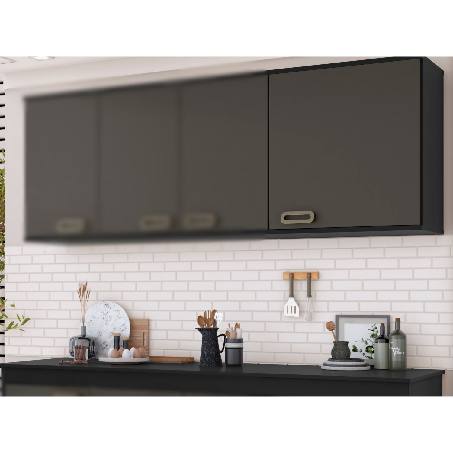 Armário Aéreo Simples 1 Porta Direito 60cm Bréscia - 1
