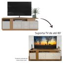 Ver imagem 5 de Rack com 4 Portas de 180cm - Delmarco