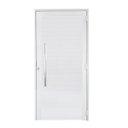 Ver imagem 2 de Porta Lambril de Alumínio 210 x 80cm com Puxador Linha 30 Abertura Direita Branco Esquadrias Bergamo