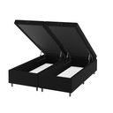 Ver imagem 1 de Base Box Bau King Size Cairo (43x193x203cm) Preto - Casa Giulia