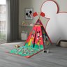 Conjunto 3 Cabana Tenda Infantil Bayern Verde e Rosa Claro Menino Menina - 6