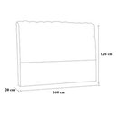 Ver imagem 3 de Cabeceira Casal Queen 160cm Para Cama Box Ana Corino Marrom - DS Móveis