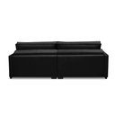 Ver imagem 7 de Sofá Sem Caixa Retrátil Reclinável 2,10m Karen Veludo Preto Adonai Estofados