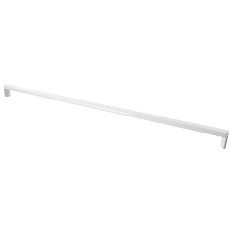 Puxador Round Alumínio Branco Blanc Linha Línea Alumínium Gecele 397 - 448 Mm