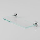 Ver imagem 2 de Porta Shampoo de Banheiro Grego Metal Acessório Suporte Redondo Alto Brilho Modelo Athenas