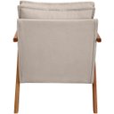 Ver imagem 6 de Poltrona Decorativa para Sala Recepção Consultório Reforçada em Madeira Maciça Shine Suede