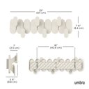 Ver mais imagens de Tempo 6 - Cabideiro de Parede com 6 Ganchos Umbra