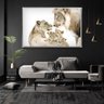 Quadro Decorativo Horizontal Moderno Family Lion Com Moldura e Sem Vidro 40x60 - 2