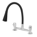 Ver imagem 1 de Torneira Misturador Gourmet Preto Flexível Cone Cozinha Mesa