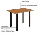 Ver imagem 6 de Conjunto Sala de Jantar Mila 4 Cadeiras Ella Preto C- Jambo