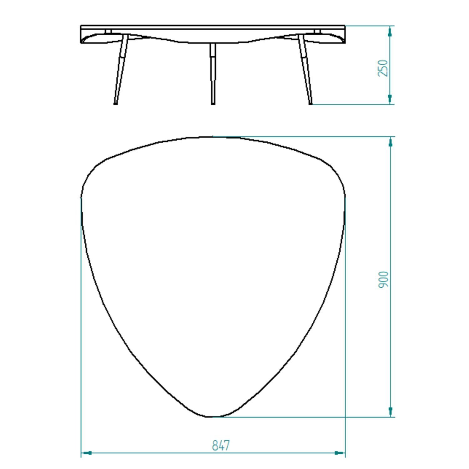 Mesa de Centro 90 x 84,7 x 25cm Maya - 3