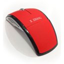 Ver imagem 2 de Mouse sem Fio Dobrável 2.4ghz Wireless com Adaptador - Vermelho
