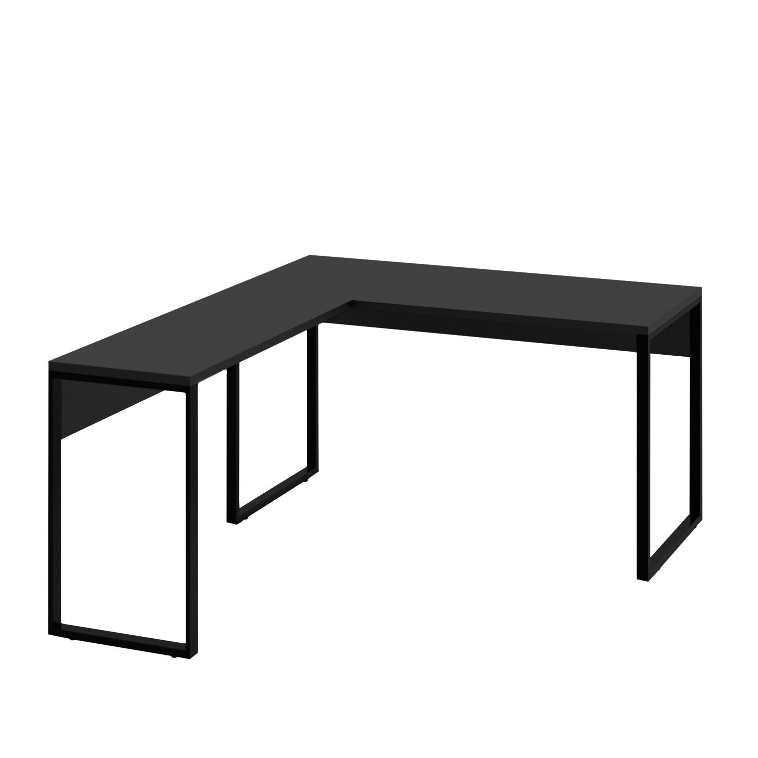 Mesa de Canto em L Escrivaninha Industrial 135x150cm - 3