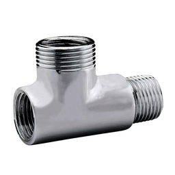 Adaptador T 1/2 Tanque / Máquina Lavar Cromado Zamak Garden Garden Metalurgica Unico - 1