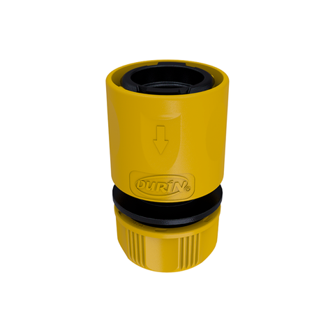 Engate Rápido 1/2" e 7/16" para Mangueira Cor Amarelo Durín