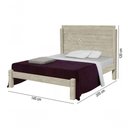 Ver imagem 2 de Cama Casal Extensível Livia 100% Mdf e Estrado 100% Madeira Carmolar Artico